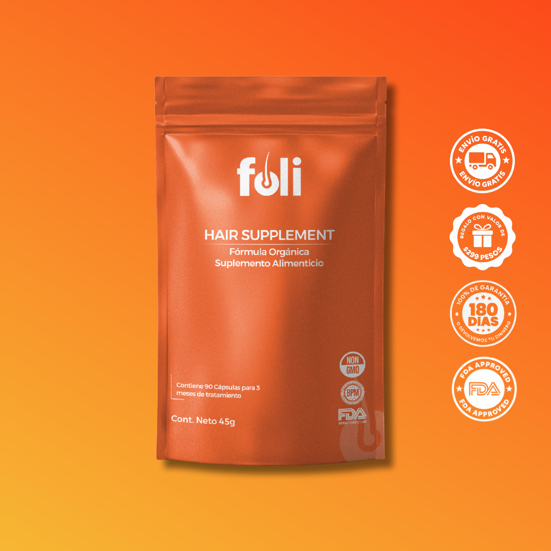 foli™️ | Crecimiento de Cabello | 90 días