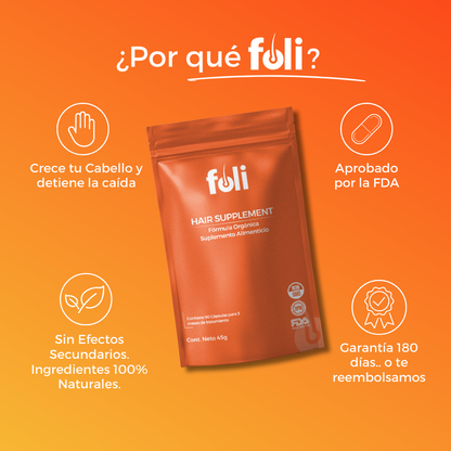 foli™️ | Crecimiento de Cabello | 90 días